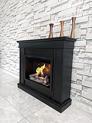 CLASSICAL BLACK BACASIZ ŞÖMİNE-2