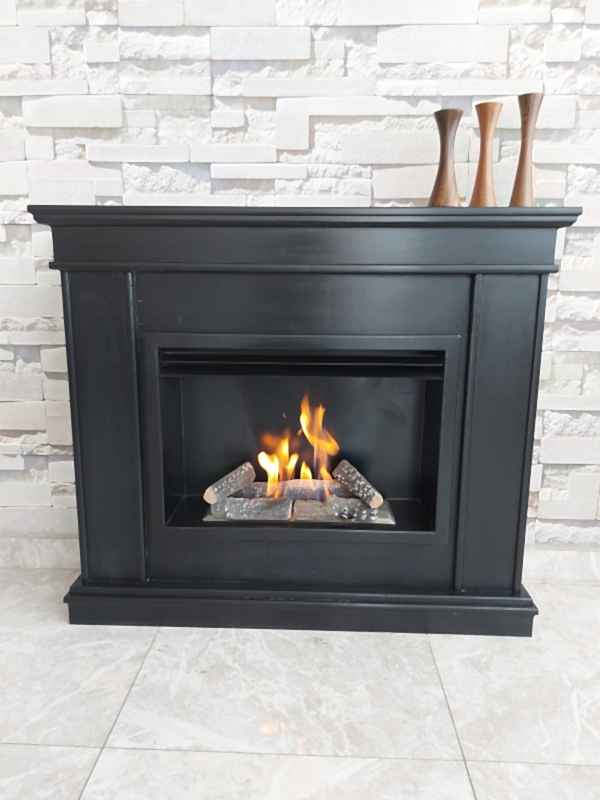 CLASSICAL BLACK BACASIZ ŞÖMİNE