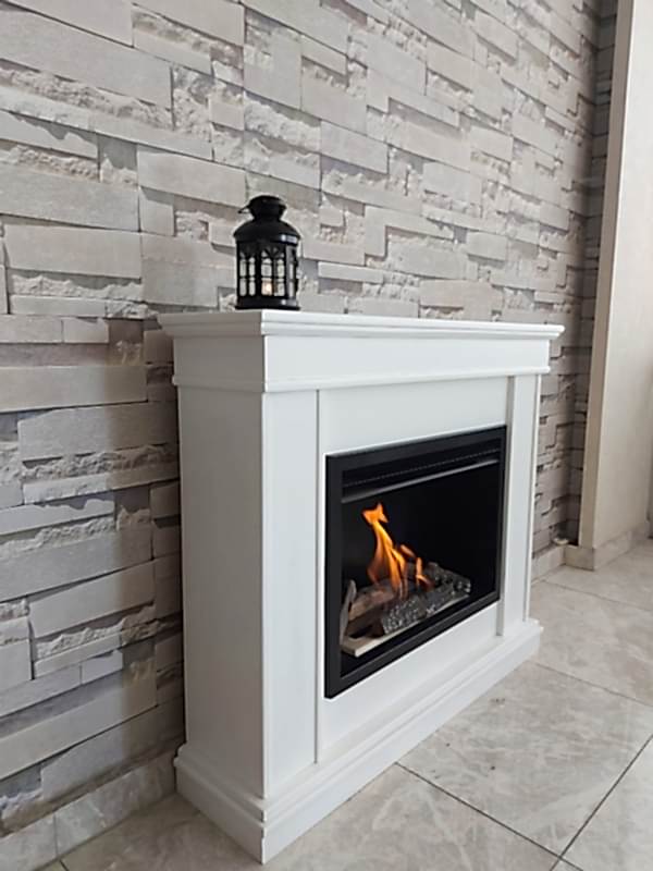 CLASSICAL WHITE BACASIZ ŞÖMİNE