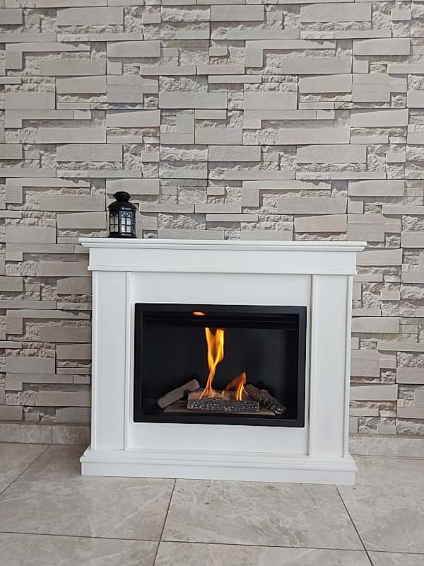 CLASSICAL WHITE BACASIZ ŞÖMİNE