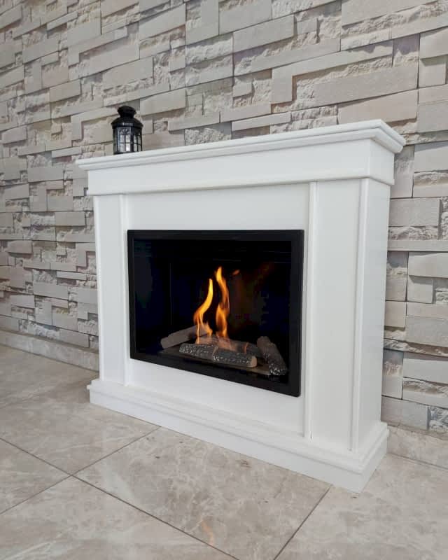 CLASSICAL WHITE BACASIZ ŞÖMİNE