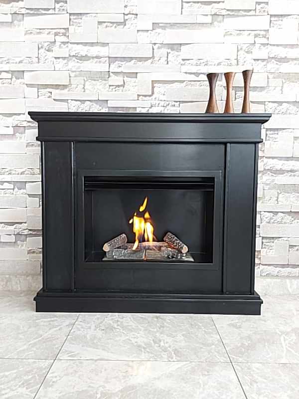 CLASSICAL BLACK BACASIZ ŞÖMİNE