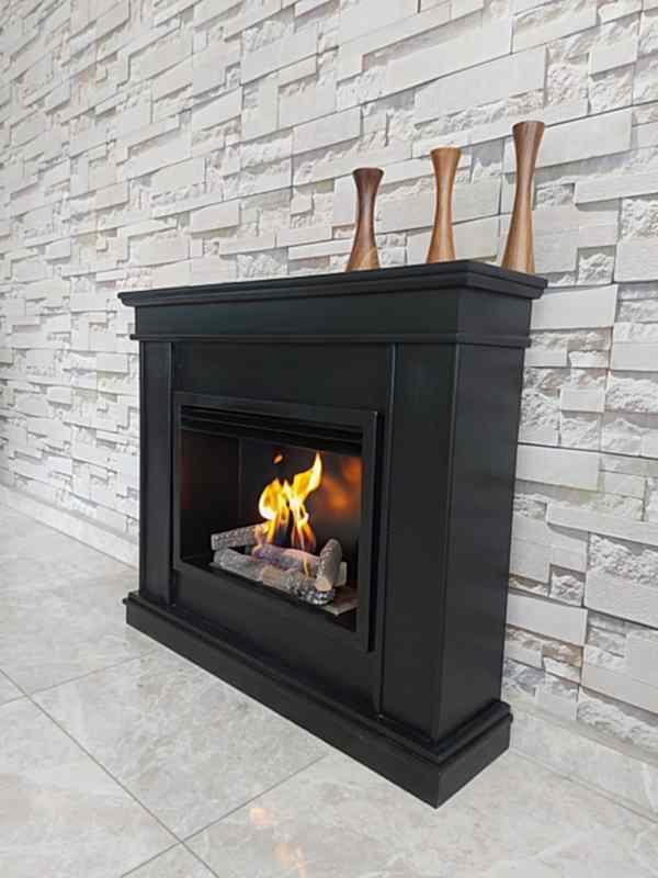 CLASSICAL BLACK BACASIZ ŞÖMİNE