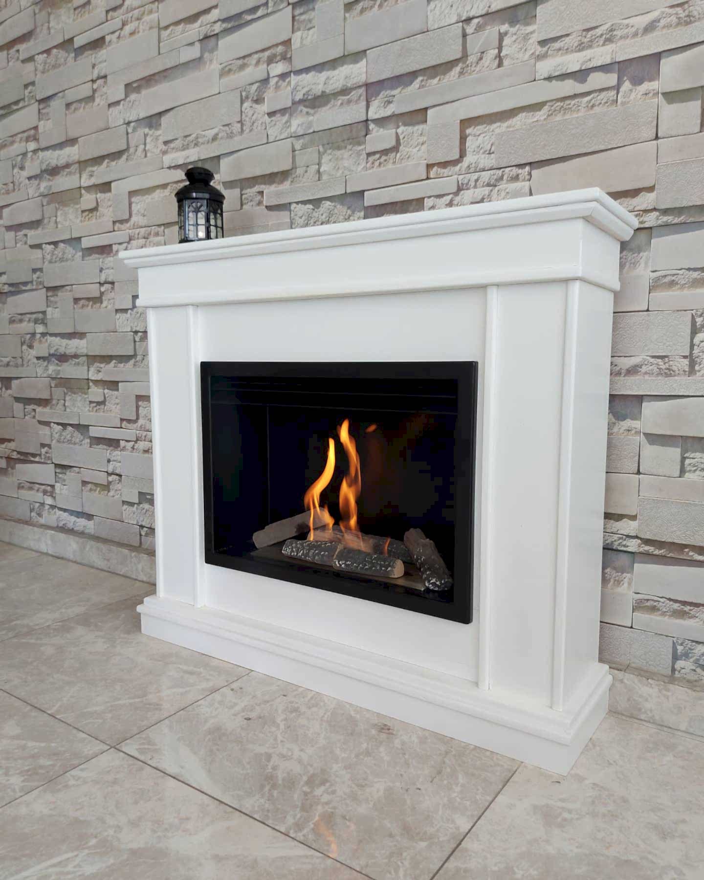 CLASSICAL WHITE BACASIZ ŞÖMİNE